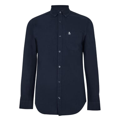 Original Penguin - Button-Down-Hemd für Herren, Oxford Baumwolle (warmes Blau)