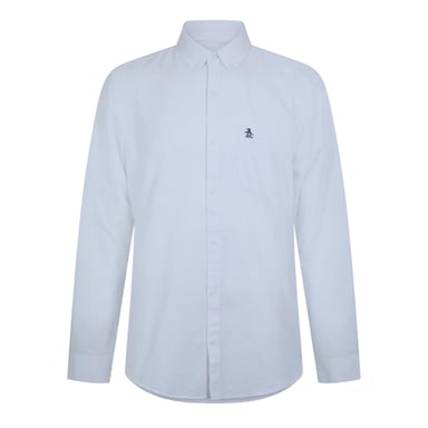 Original Penguin - Button-Down-Hemd für Herren, Oxford-Stil, Langärmlig (Weiß)