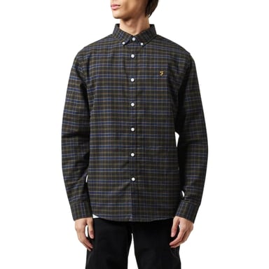 Farah - "Fraser" Button-Down-Hemd für Herren, Regulär (Blackwatch-Karo)