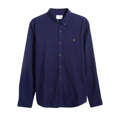 Farah - Button-Down-Hemd für Herren, Regulär (wahres Blau)