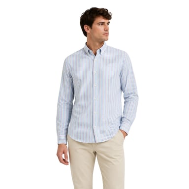 Timberland - Button-Down-Hemd für Herren, Mit Kragen, Langärmlig (Weiß)
