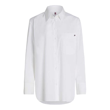 Tommy Hilfiger - Hemd für Damen, leger, Langärmlig (Aufgehelltes Weiß)