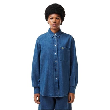Lacoste - Hemd für Damen, Denim (Mittelblau)