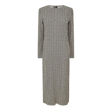 Pieces - Midikleid für Damen, Langärmlig (Natürlich)