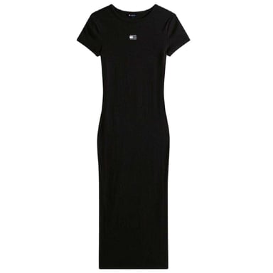 Tommy Jeans - Bodycon Kleid für Damen, Rundhalsausschnitt (Schwarz)
