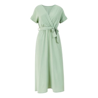 Mela London - Wickelkleid für Damen (Grün)