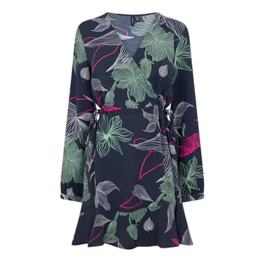 Vero Moda - "Jane" Wickelkleid für Damen (Schwarz)