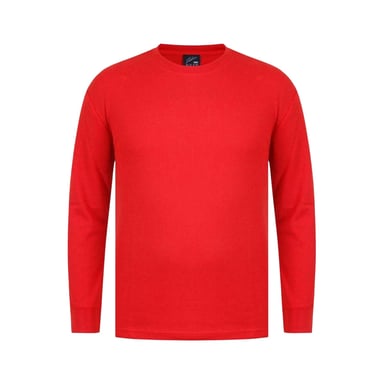 Fabric - T-Shirt für Herren, Langärmlig (Rot)