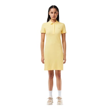 Lacoste - Polo-Kleid für Damen, Mit Kragen (Gelb)