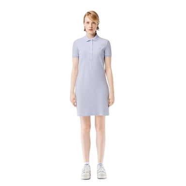 Lacoste - Polo-Kleid für Damen, Mit Kragen (Hellblau)