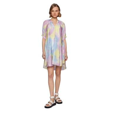 Boss - Minikleid für Damen, Seide (Bunt bedruckt)