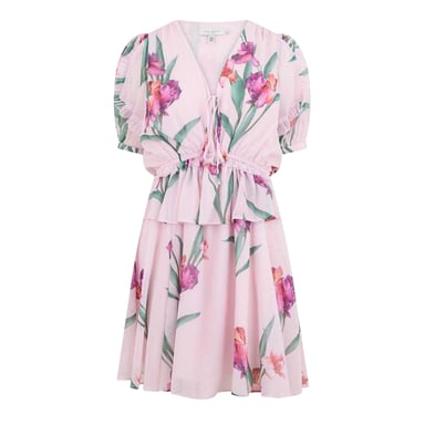 Ted Baker - Minikleid für Damen, A-Linie, gewebter Stoff (Pink)