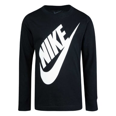Nike - "Futura" T-Shirt für Kinder, Langärmlig (Schwarz)