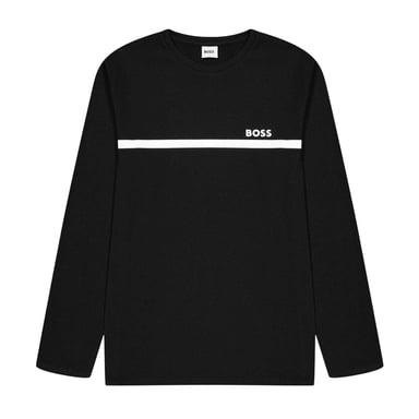 Boss - T-Shirt für Kinder, Langärmlig (Schwarz)