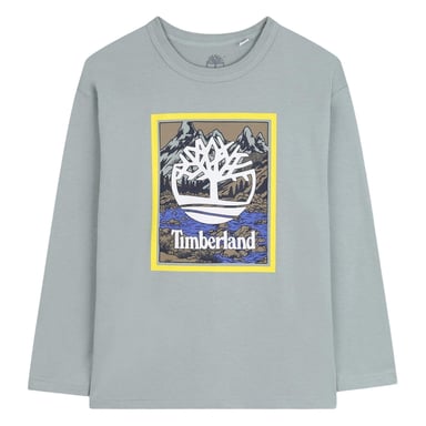 Timberland - T-Shirt für Jungen, Logo (Grau)