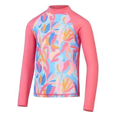 Speedo - T-Shirt für Mädchen, Regulär, Raglan langärmelig (Pink/Blau)