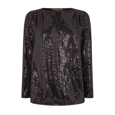 Biba - Wickel-Oberteil für Damen (Metallic)