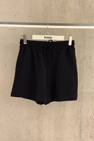 Sweat-Shorts mit Kordelzug in mittlerer Taille