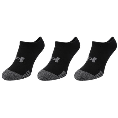 Under Armour 3er-Pack HeatGear No Show Kinder Socken Schwarz