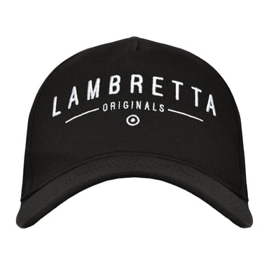 Lambretta - "Originals" Baseball-Mütze, Baumwollmischung (Schwarz)