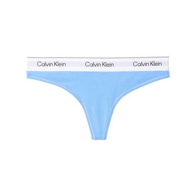 Calvin Klein - Thong für Damen, Baumwollmischung (Blau)