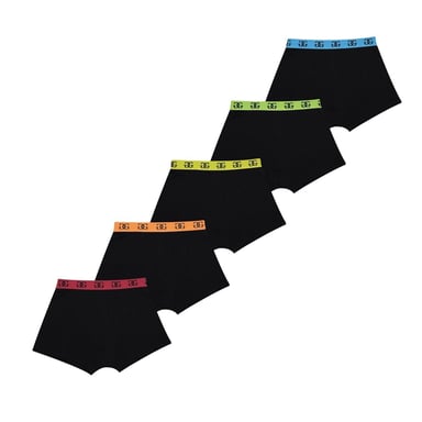 Giorgio - Retropants für Jungen (5er-Pack) (Schwarz/Bunt)