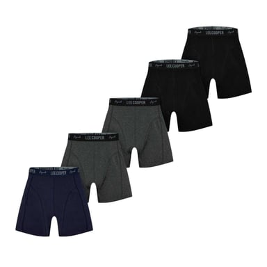 Lee Cooper - "Cooper Essential" Boxershorts für Herren (5er-Pack) (Kernschwarz)
