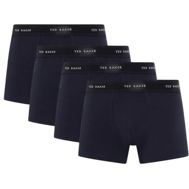 Ted Baker - Boxershorts für Herren (4er-Pack) (Marine)