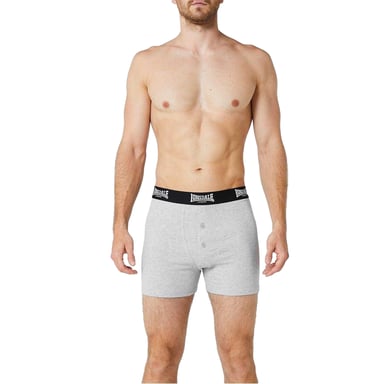 Lonsdale - Boxershorts für Herren (2er-Pack) (Grau)