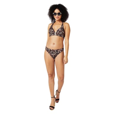 Biba - "Icon" Bikinihöschen für Damen (Braun/Schwarz)
