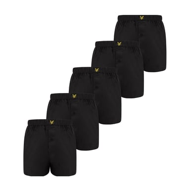 Lyle & Scott - Boxershorts für Herren (5er-Pack) (Schwarz)