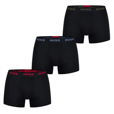 Hugo - Retropants für Herren (3er-Pack) (Schwarz/Rot/Blau)