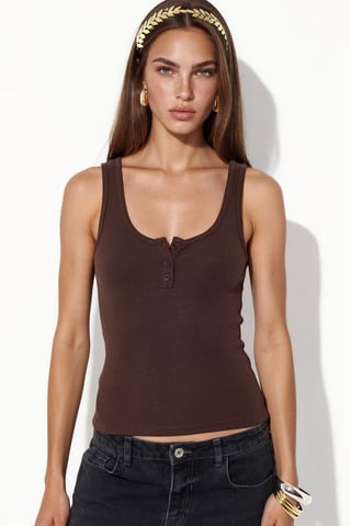 Knopfleiste Cami Top