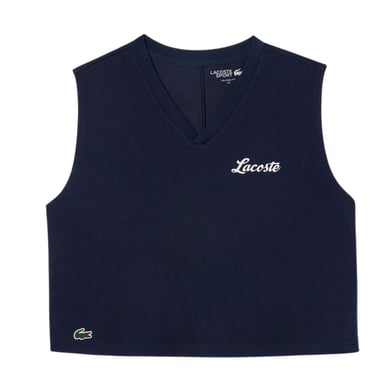 Lacoste - "Sport" Kurzes Top für Damen, leger, Ärmellos (Blau)