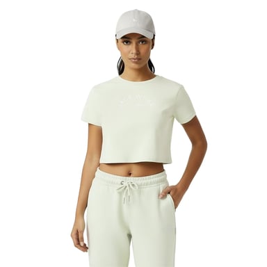 Jack Wills - kurzes T-Shirt für Damen, Baumwolle (Seeglas)