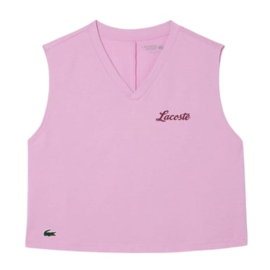 Lacoste - "Sport" Kurzes Top für Damen, leger, Ärmellos (Pink)