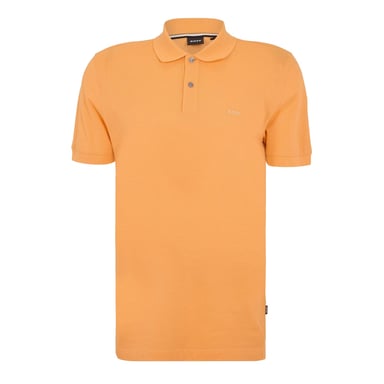 Boss - "Pallas" Poloshirt für Herren, Baumwolle, Regulär (Mittel Orange)