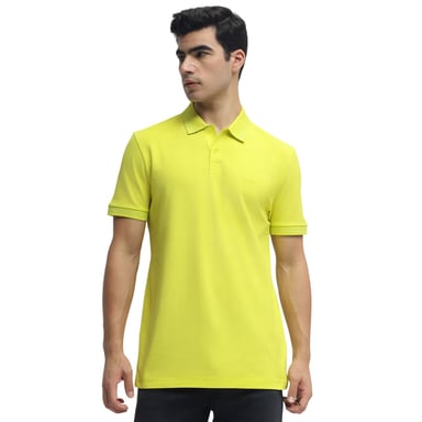 Boss - "Pallas" Poloshirt für Herren, Baumwolle, Regulär (Leuchtend Gelb)