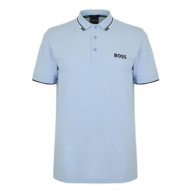 Boss - "Paddy Pro" Poloshirt für Herren, Baumwolle Piqué (Blau)