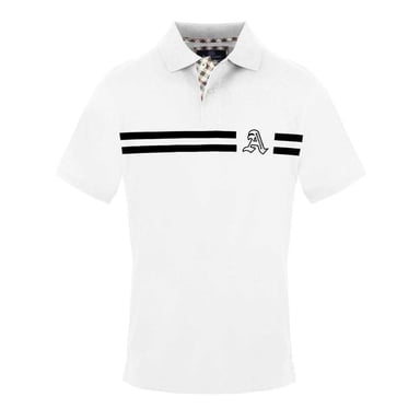 Aquascutum - Poloshirt für Herren, Mit Kragen (Weiß)