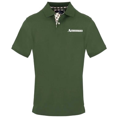 Aquascutum - Poloshirt für Herren, kurzärmlig (Militärgrün)