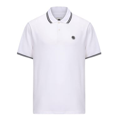 Pretty Green - "Barton" Poloshirt für Herren, kurzärmlig (Weiß)