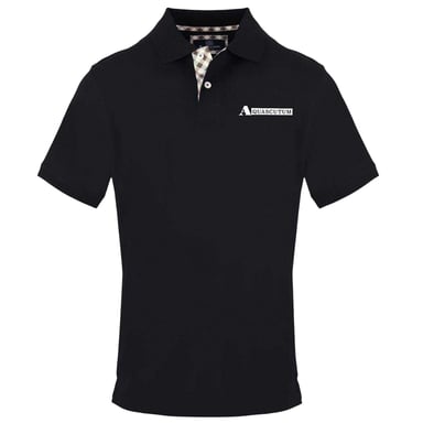 Aquascutum - Poloshirt für Herren, kurzärmlig (Schwarz)