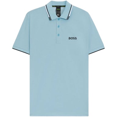 Boss - "Paddy Pro" Poloshirt für Herren, Baumwolle Piqué (Pastellblau)