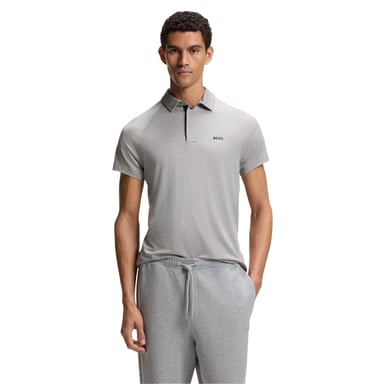 Boss - Poloshirt für Herren, Performance, Schmal (Grau)