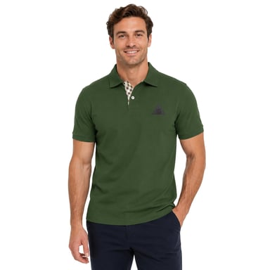 Aquascutum - Poloshirt für Herren, Mit Kragen (Militärgrün)