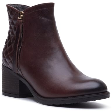 Hush Puppies Halia Leder Frauen BROWN Stiefel