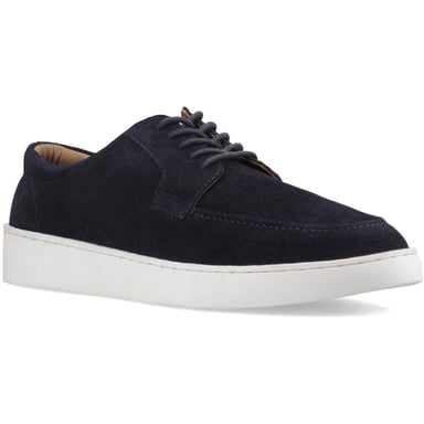 Hush Puppies Riven Lace Up Leather Men's NAVY Lace-Up Shoes