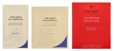 Shiseido Vital Perfection LiftDefine Radiance Gesichtsmasken-Set