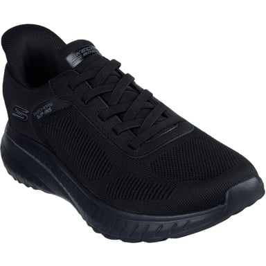 Skechers BOBS Sport Squad Chaos Solid Step Herren Schwarz / Schwarze Sohle Sneakers